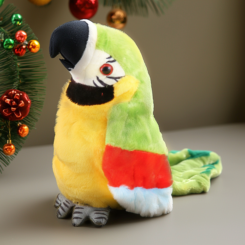 🟢🦜Picotoy – Lebensechter Papageienfreund