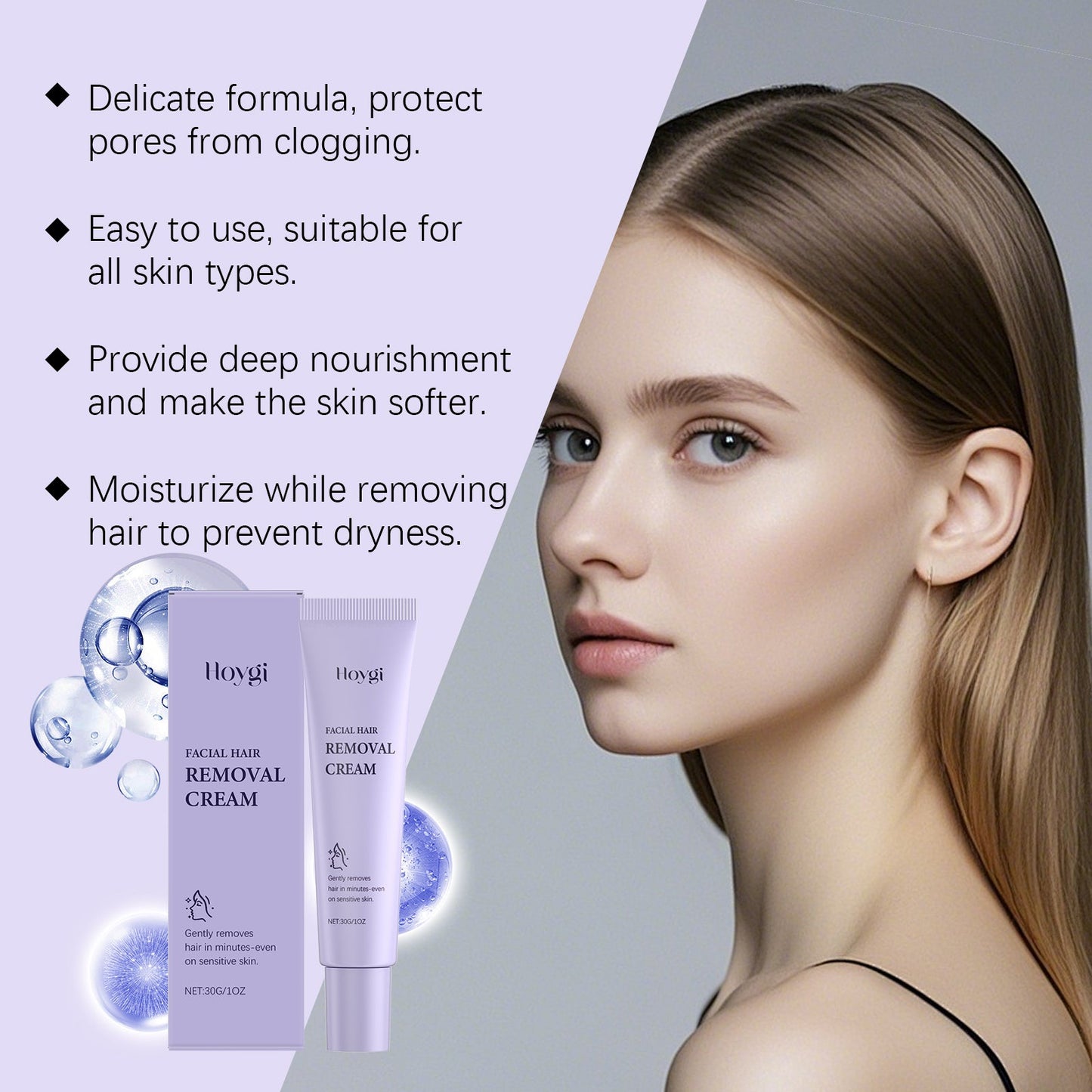 Hoygi™ - Gentle and Painless Facial Hair Removal Cream