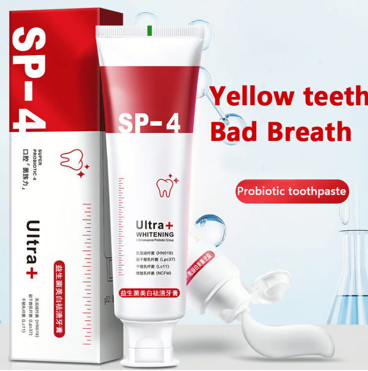 Probiotic Whitening Toothpaste-Removes Years of Stains