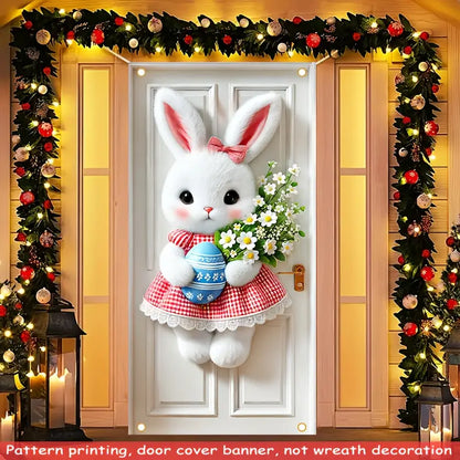Easter Pre-Sale SAVE 49%🔥2D Easter Bunny Door - Durable polyester fiber
