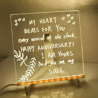 🎄 Perfekte Geschenke 49 % RABATT 🎄 - LED-Notiztafel mit Farben🎨 
