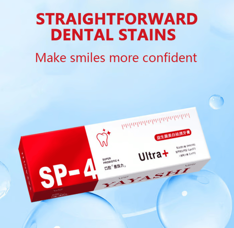 Probiotic Whitening Toothpaste-Removes Years of Stains