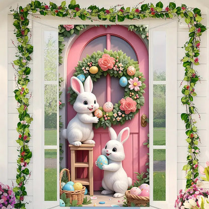 Easter Pre-Sale SAVE 49%🔥2D Easter Bunny Door - Durable polyester fiber