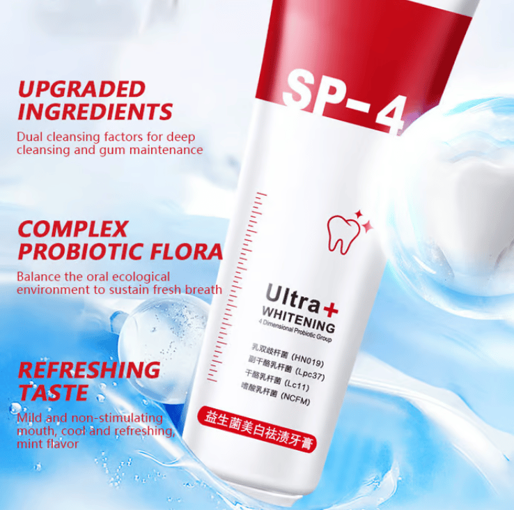 Probiotic Whitening Toothpaste-Removes Years of Stains